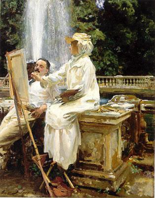 John Singer Sargent Jane Emmet und Wilfred de Glehn oil painting picture
